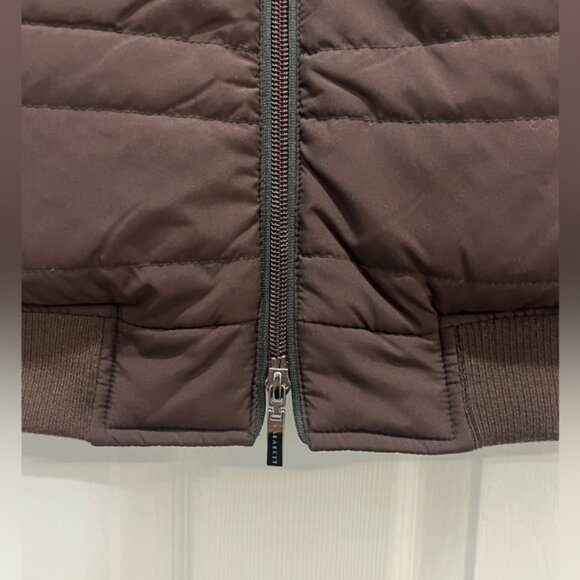 Robert Barakett Unisex Brown Quilted Vest sleeveless Jacket size medium - Picture 5 of 8